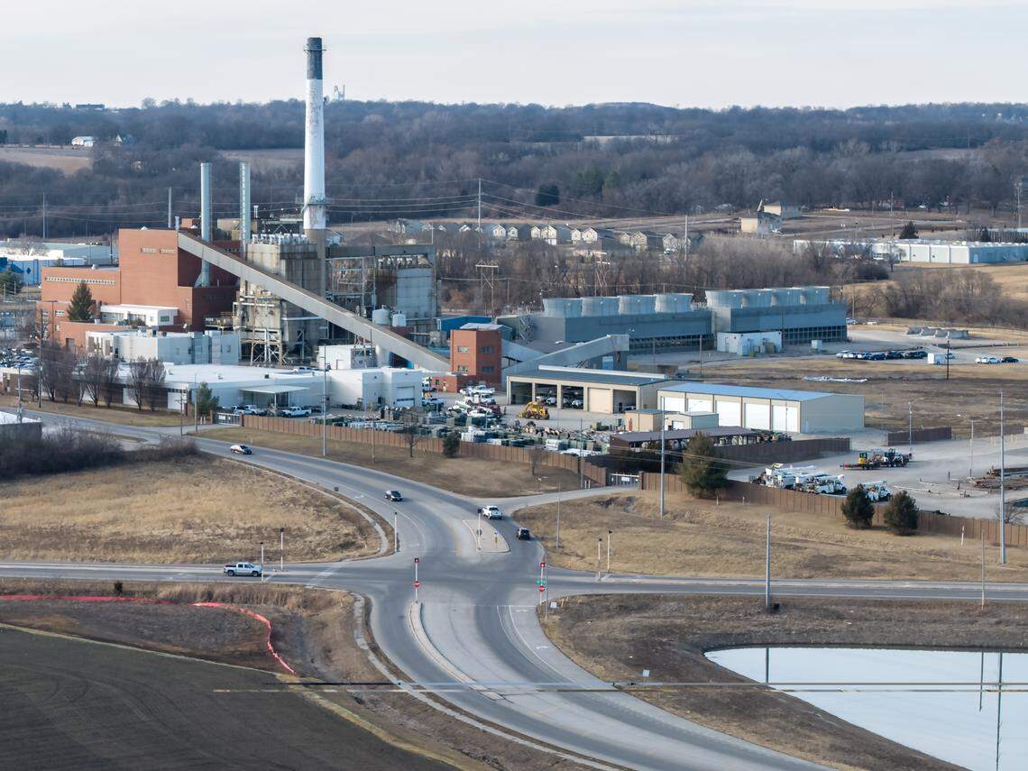 The currently defunct Blue Valley Power Plant in Independence, shown Thursday, January 29, 2026, will reopen and undergo a major expansion for the planned growth of an AI data center on nearby Bly Road. 