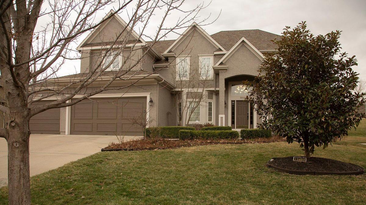 This house at 9711 W. 145th Terrace in Overland Park was the site of a fatal shooting Sunday during a party at the rental home.