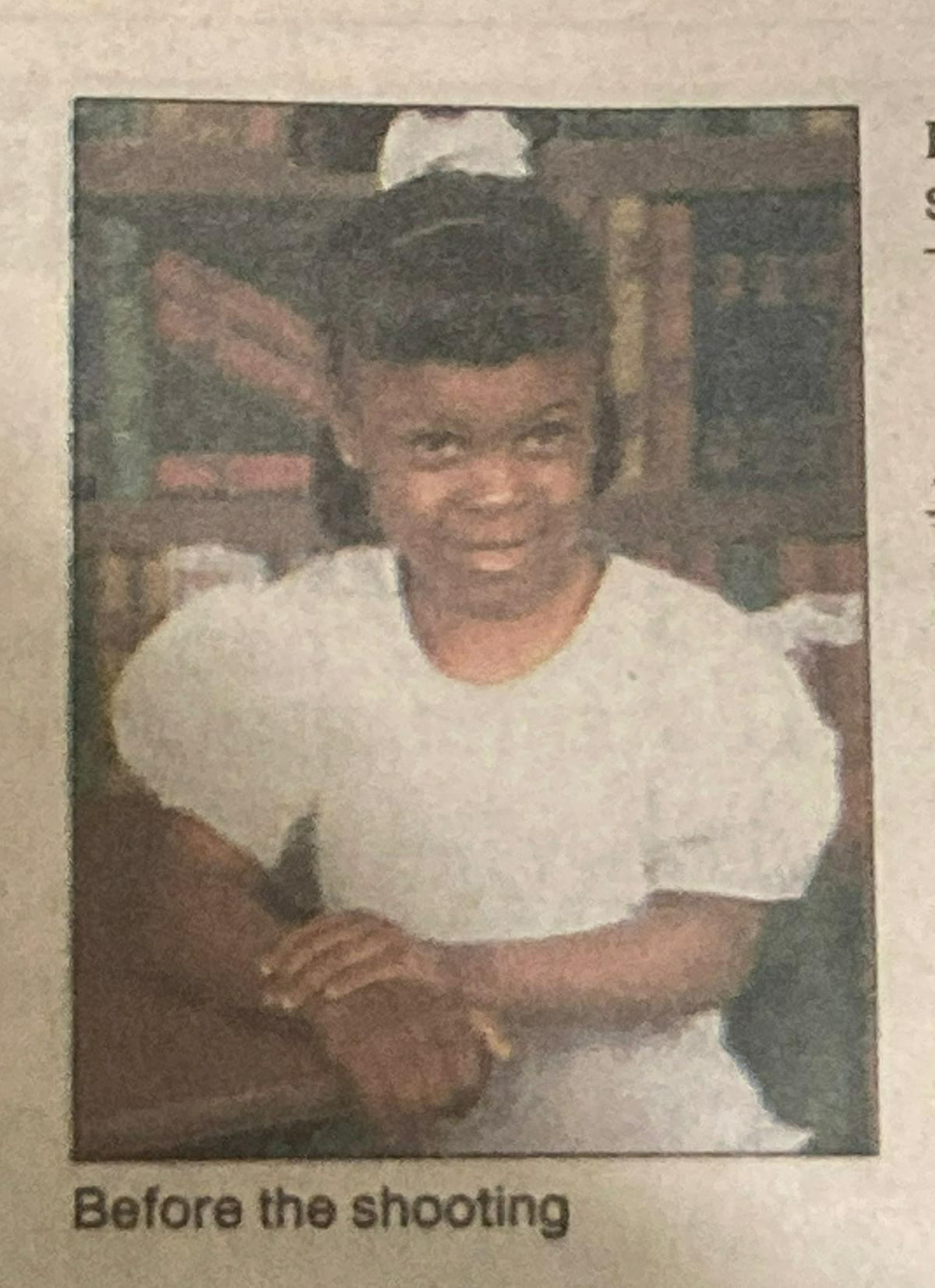 A portrait of Tashay Campbell, before she was shot at age 6. This photo appeared in The Star on Feb. 20, 1994, for a story that chronicled the night she was shot.