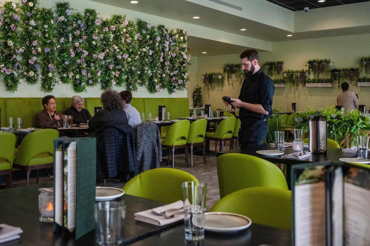 Guests dine in at Penny’s in The Village on Thursday, Jan. 9, 2025, in Prairie Village.