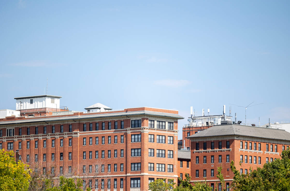 A view of the Dwight D. Eisenhower Department of Veterans Affairs Medical Center in Leavenworth on Thursday, Sept. 19, 2024.