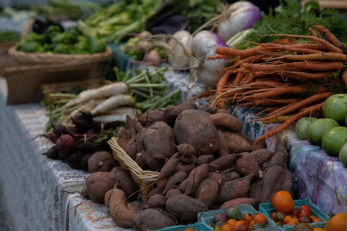 From May to November, the KC Farm School holds a farmers market on Gibbs Road in Kansas City, Kansas. Most of its produce is grown on the farm.