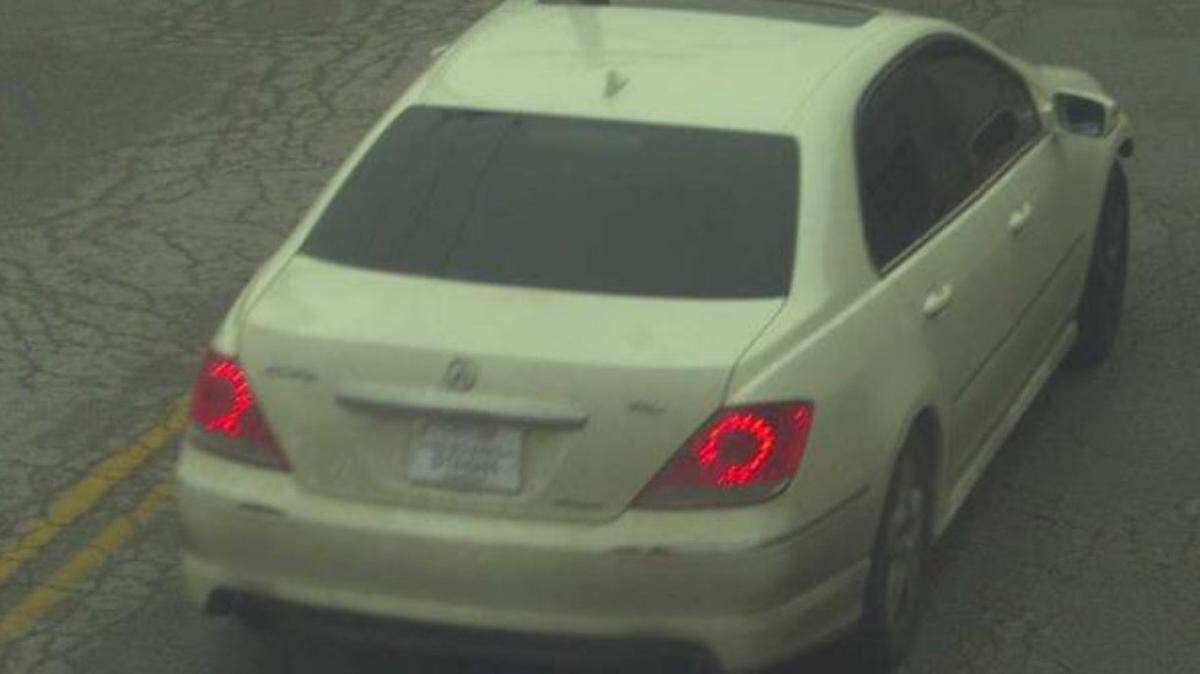 An Amber Alert has been issued for Malani Avery. She is 8 months old. Police are searching for Makelv Avery, who police say abducted Malani by force and fled in a four door, white Acura, shown here, Wednesday in the area of Gladstone Boulevard and Belmont Avenue.