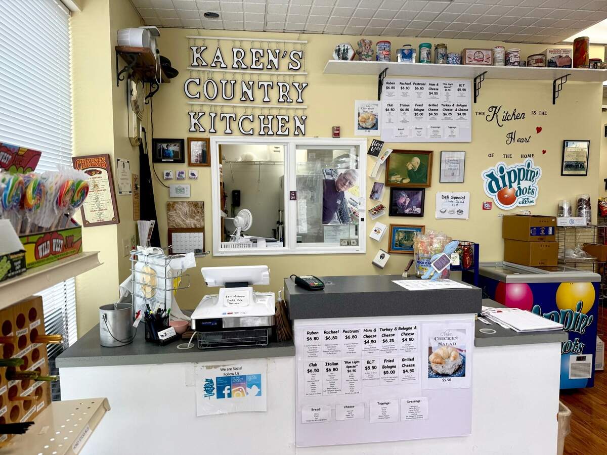 Karen’s Country Kitchen is owned by Kevin and Karen Zimmerly. Kevin’s great grandparents were Amish.
