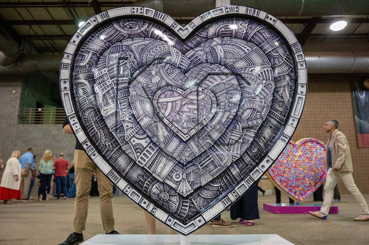 “The Depth to Our Beat” by artist Peter Morgan.
