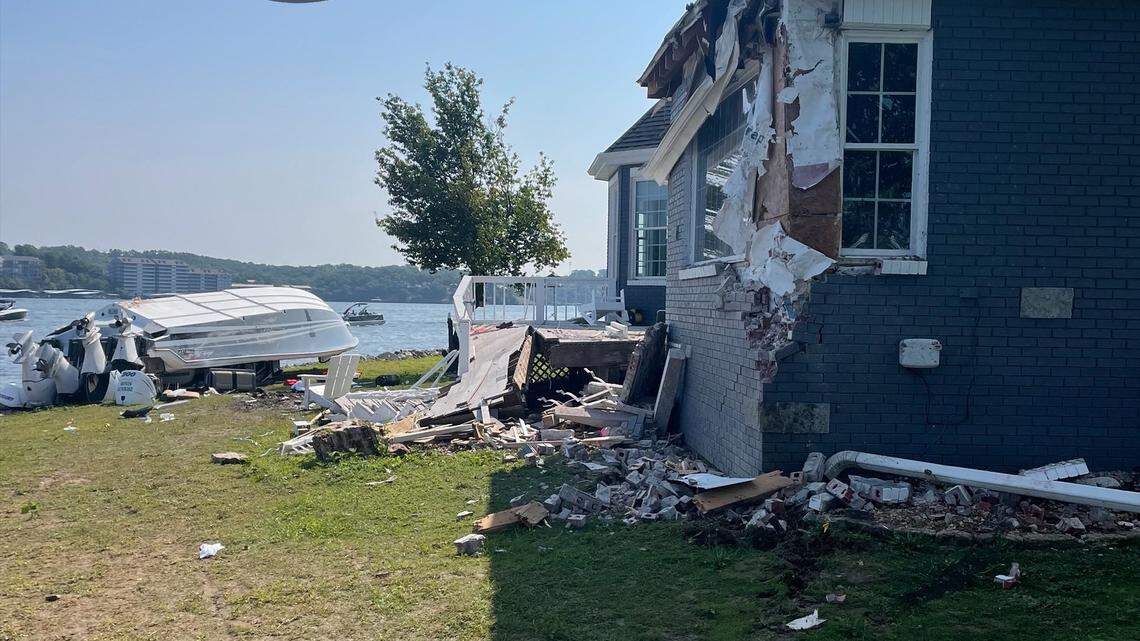 A California man has been charged with boating while intoxicated after the boat he was driving Saturday, July 22, 2023, ran aground at Lake of the Ozarks, hit a home and overturned, injuring eight people, police said.