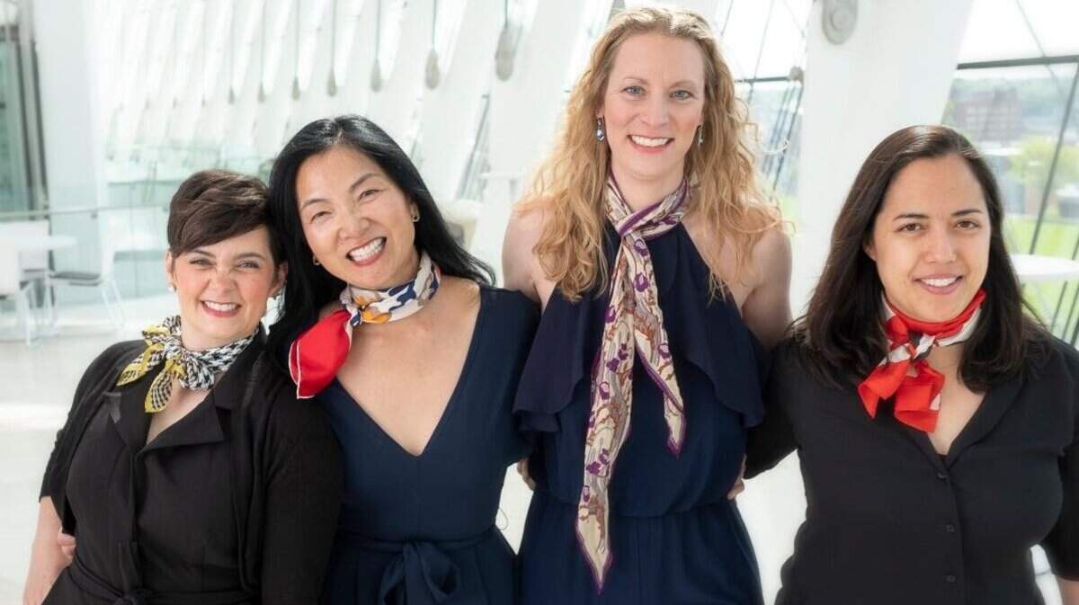 The Bach Aria Soloists, from left, Sarah Tannehill Anderson, Elizabeth Suh Lane, Elisa Williams Bickers and Hannah Collins.
