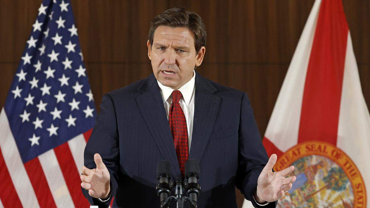 The Sunflower State’s governor is the moderate Democrat Laura Kelly, not GOP culture warrior Ron DeSantis.