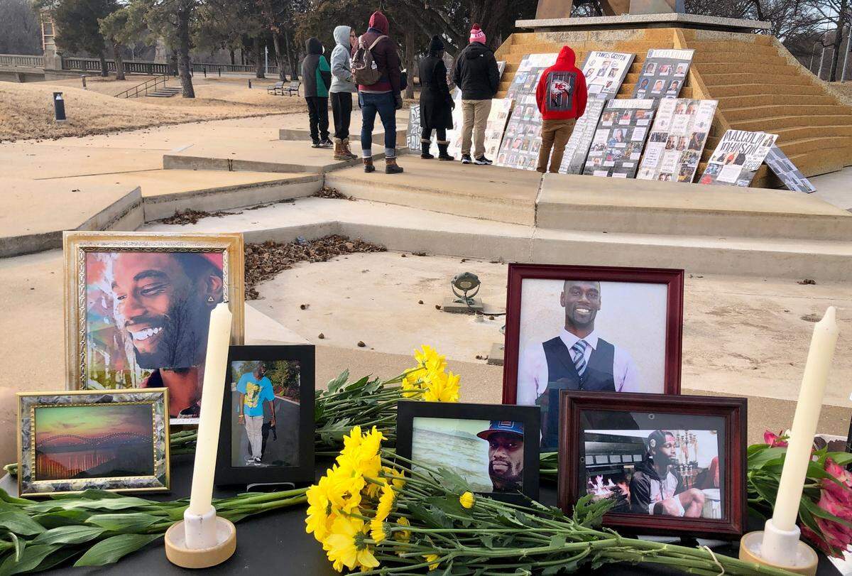 A vigil for Tyre Nichols, a man killed by Memphis police earlier this month, was held Sunday at the Spirit of Freedom Fountain on Emanuel Cleaver II Boulevard in Kansas City.