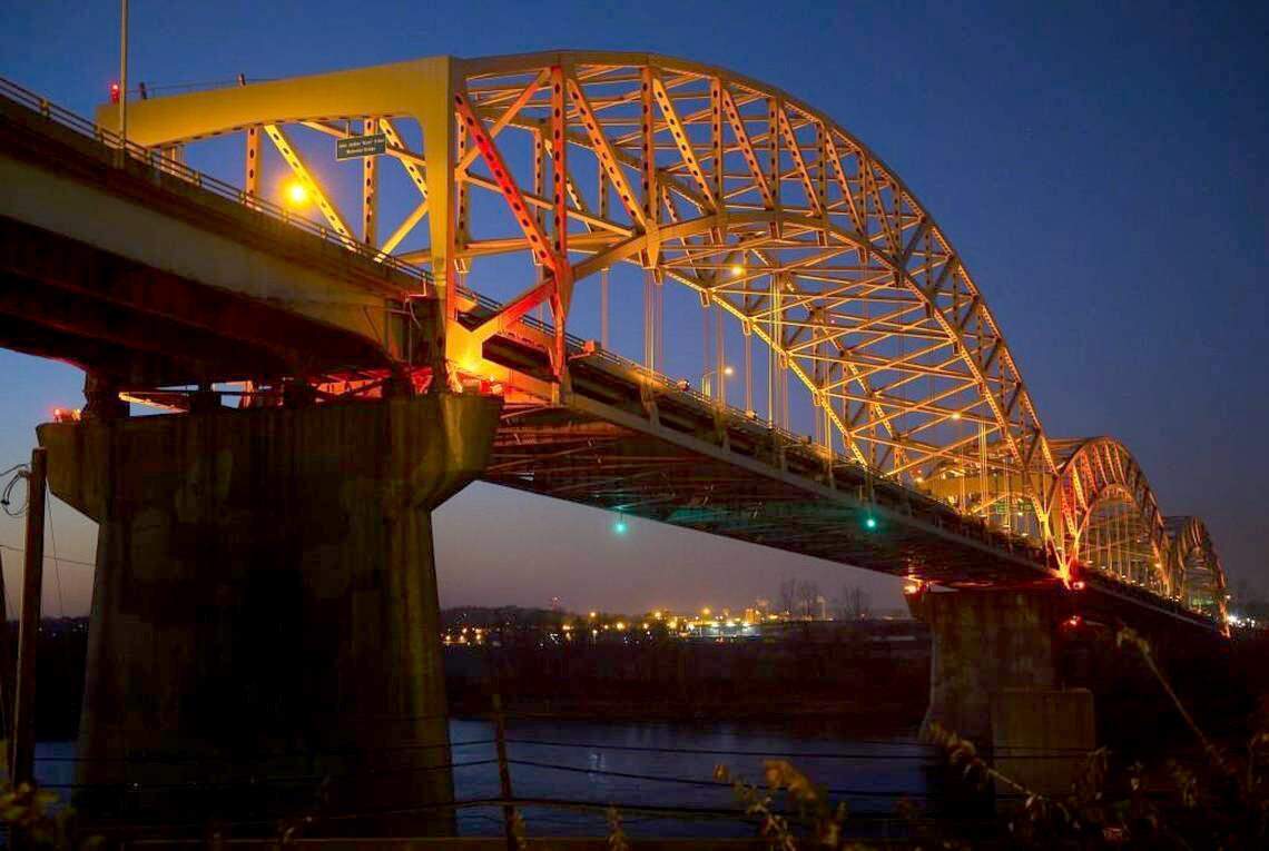 The Buck O’Neil Bridge was known as the Broadway Bridge until October 2016.
