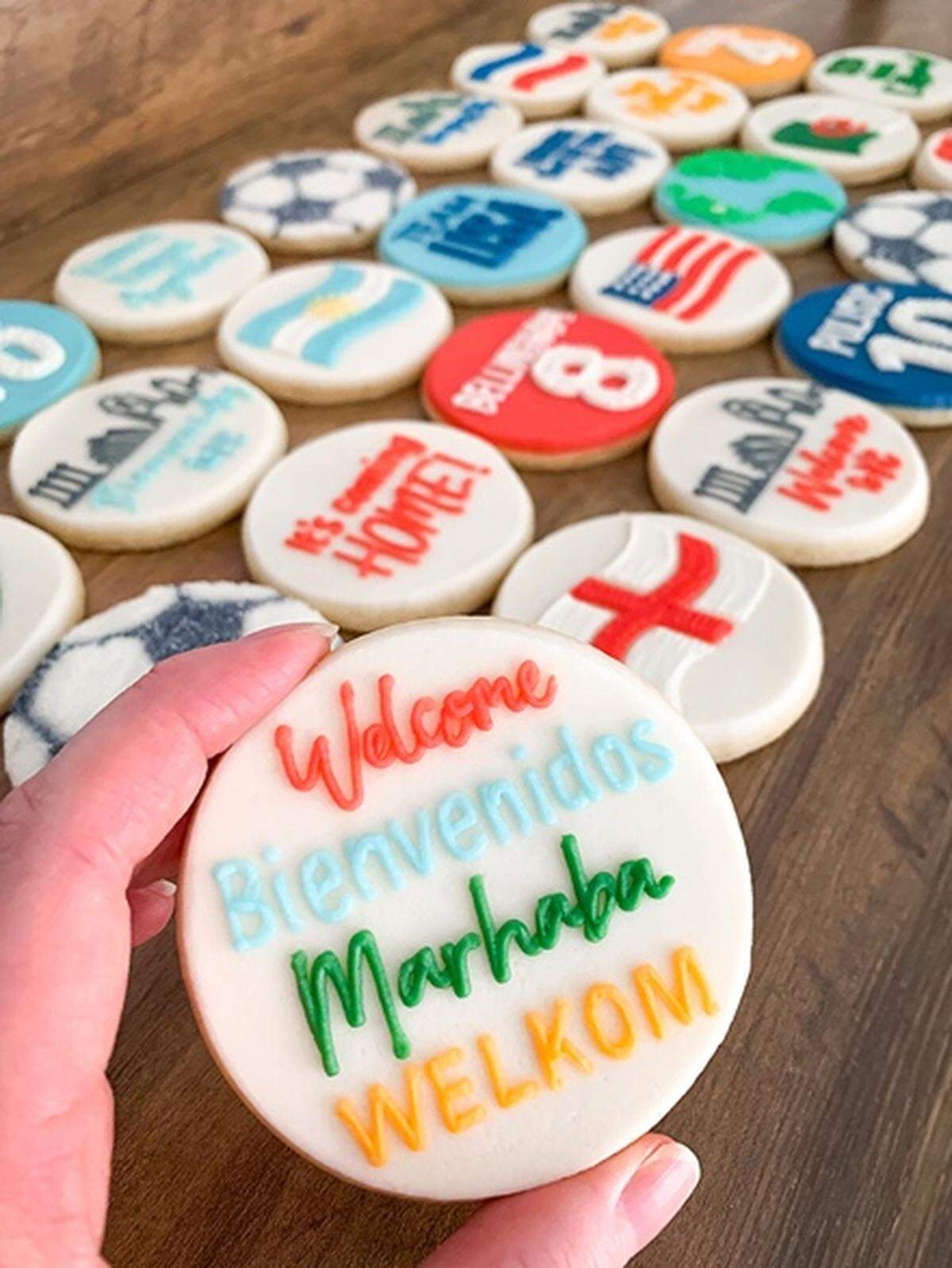 Cookie Bliss KC announced a line of custom cookies made specifically for the teams making Kansas City home base this summer for the World Cup.