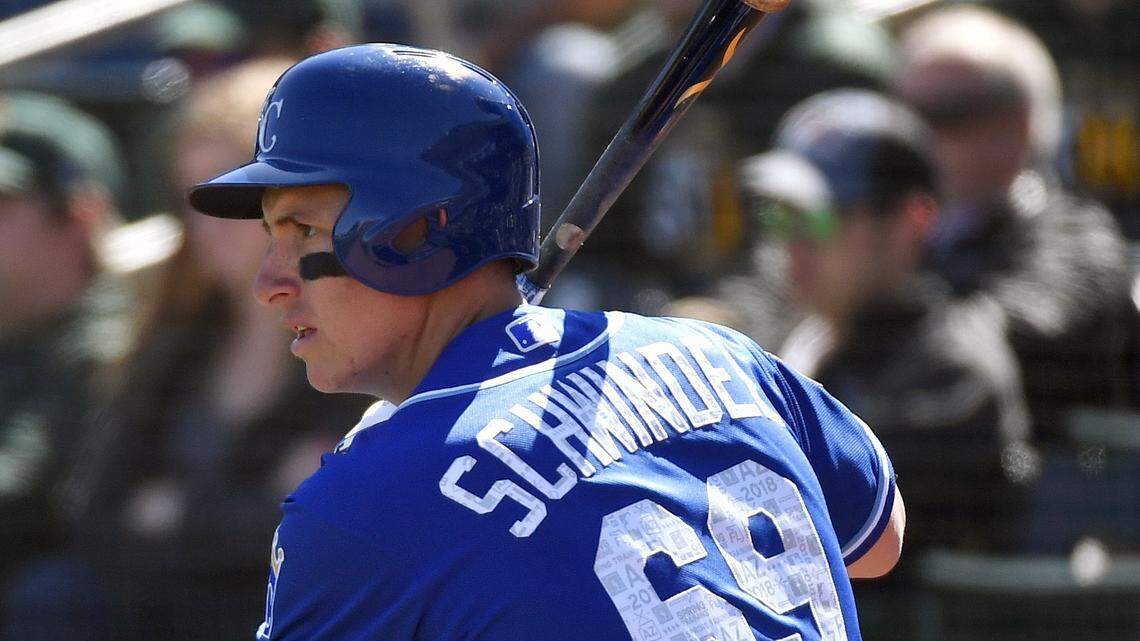 Frank Schwindel has been hitting the ball with regularity and power this spring.