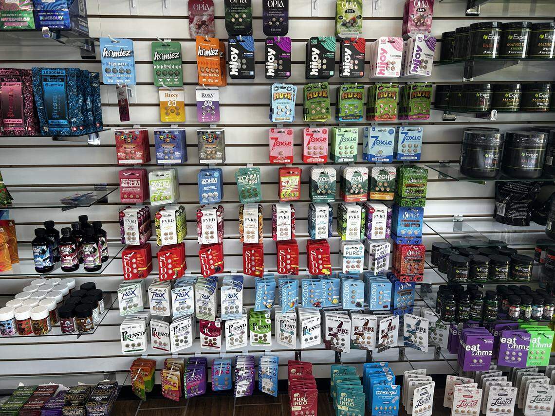 The 7-OH section at Vapor World, 5050 N. Antioch Road, Kansas City, Missouri.