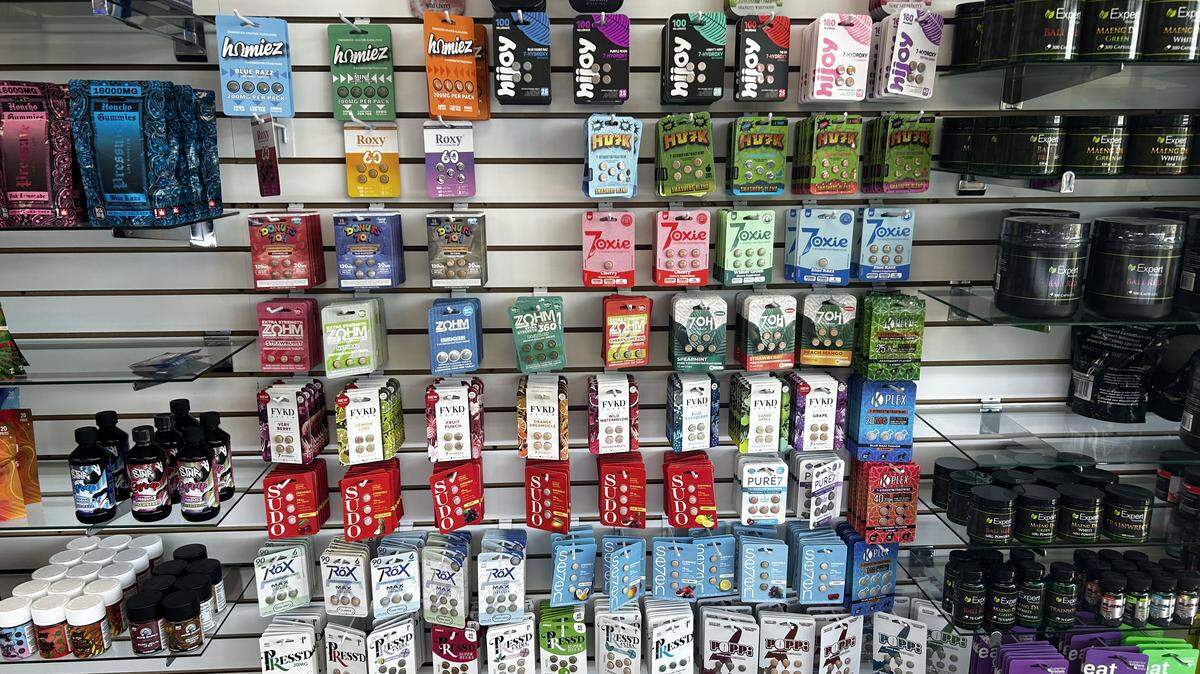 The 7-OH section at Vapor World, 5050 N. Antioch Road, Kansas City, Missouri