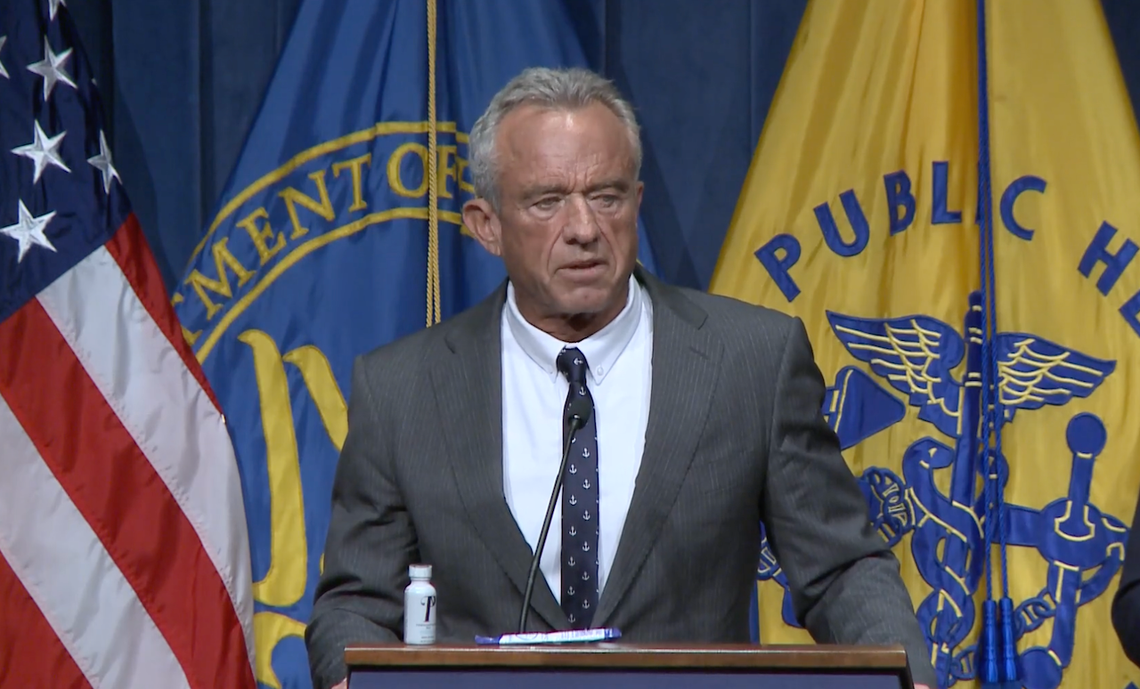 U.S. Health and Human Services Secretary Robert F. Kennedy Jr.  at a joint FDA and HHS press conference in July announced the federal government’s intent to classify 7-OH as a Schedule I drug.