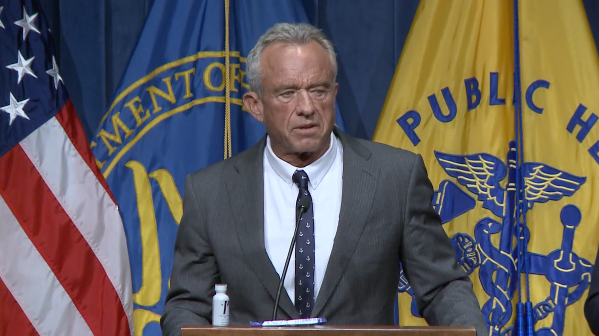 U.S. Health and Human Services Secretary Robert F. Kennedy, Jr., at a joint FDA and HHS press conference in July.