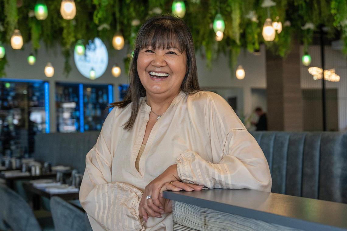 Wan Phen “Penny” Mufuka, chef and co-owner of Aqua Penny’s, is eager to open her upscale seafood restaurant in Park Place.