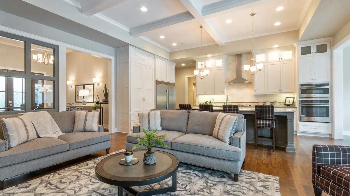 Tuscany Piazza Townhomes feature an open plan with many unique design elements.