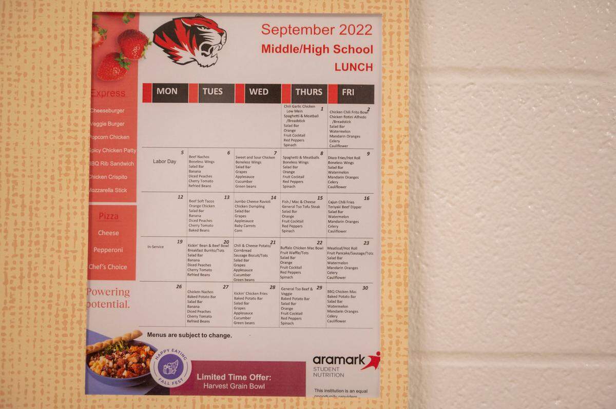 The Clinton County school district hasn’t changed its lunch menu this school year, but some other Kansas City area schools are offering fewer options due to food shortages and a lack of workers.
