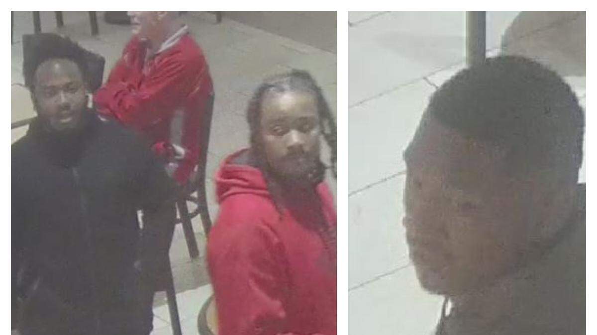 The Overland Park Police Department has released photos of three men considered to be persons of interest in connection to the Oct. 26 shooting at the Oak Park Mall. Police ask anyone with information on the men’s identity to call the TIPS Hotline at 816-474-TIPS.