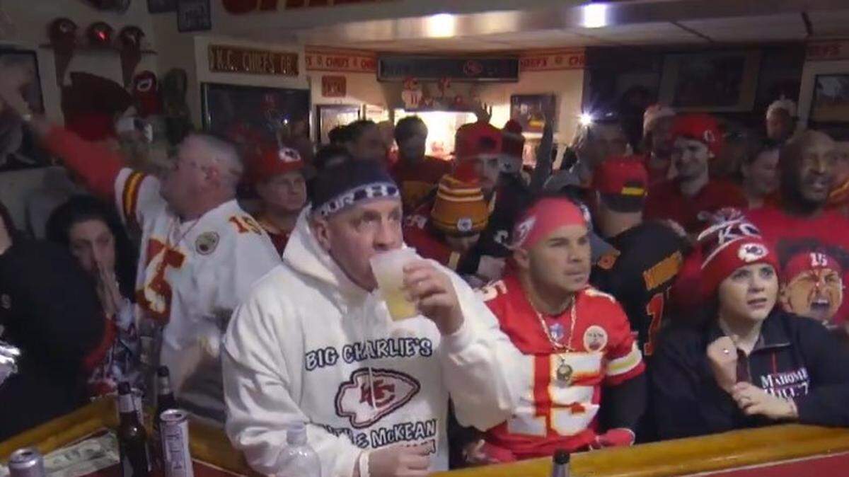 Chiefs fans watched Super Bowl LIV at Big Charlie’s.