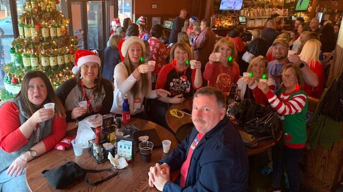 The 12-ish Bars of Christmas supports Hope House. The event is celebrating its eighth year from 2 to 11 p.m. on Dec. 11 in downtown Lee’s Summit.