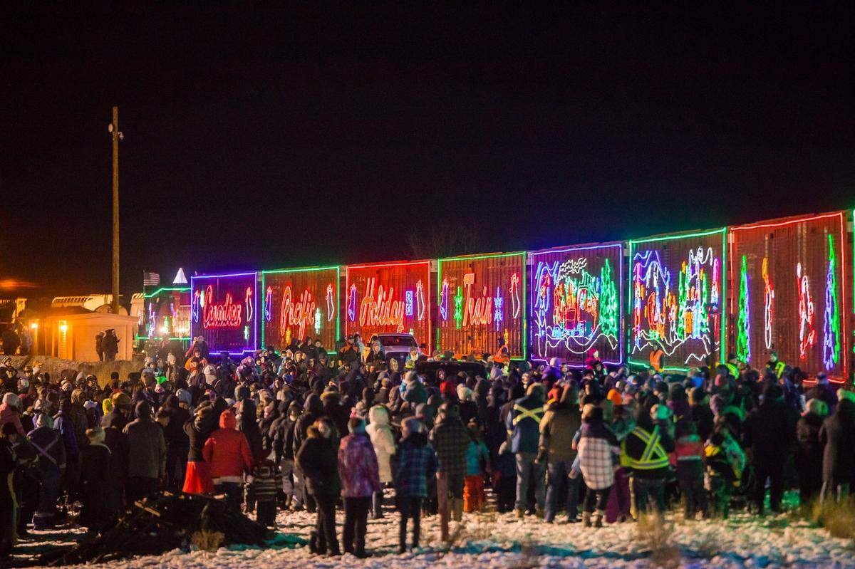 The Canadian Pacific Holiday Train.