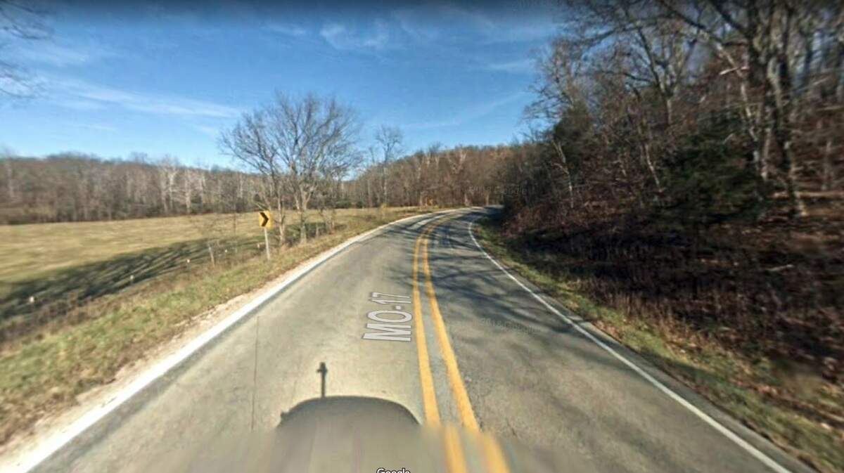 A 76-year-old driver from West Virginia was killed after he was forced off the road by falling logs, according to the Missouri State Highway Patrol. The crash happened around 2 p.m. Monday, June 25, 2018 on Missouri 17, north of Saline Road in Miller County. This is a Google Maps view of the area from November 2008.