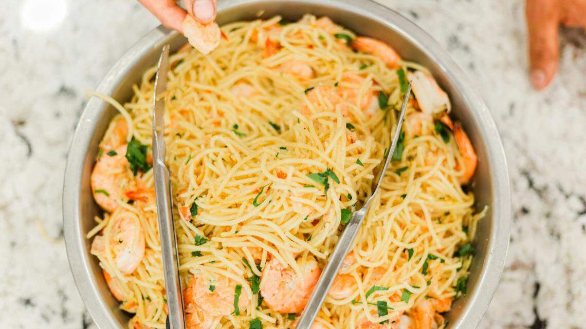 A woman broke into a stranger’s home and cooked herself a shrimp and pasta dinner, Wisconsin police said.