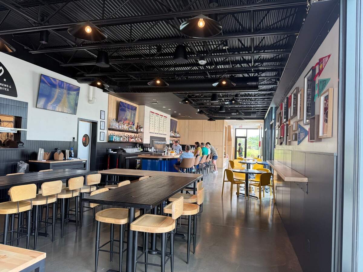 The beer garden and restaurant opened Thursday. Upstairs, a craft cocktail and small bites spot called Moonstone is two months away from opening.