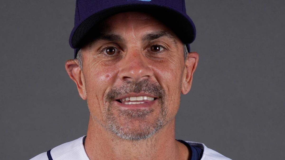This is a 2022 photo of Paul Hoover of the Tampa Bay Rays baseball team. This image reflects the Tampa Bay Rays active roster as of Thursday, March 17, 2022 when this image was taken. (AP Photo/Wilfredo Lee)