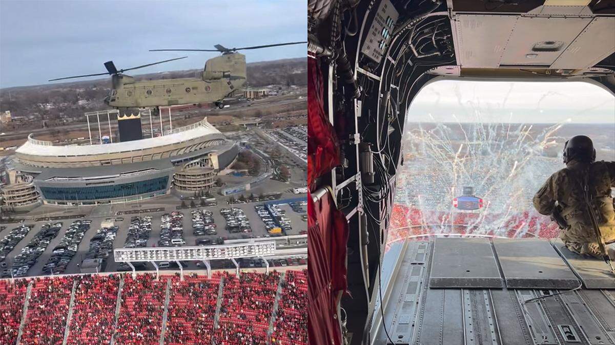 Brett Troxell’s Arrowhead flyover video has been viewed more than 5 million times on TikTok.