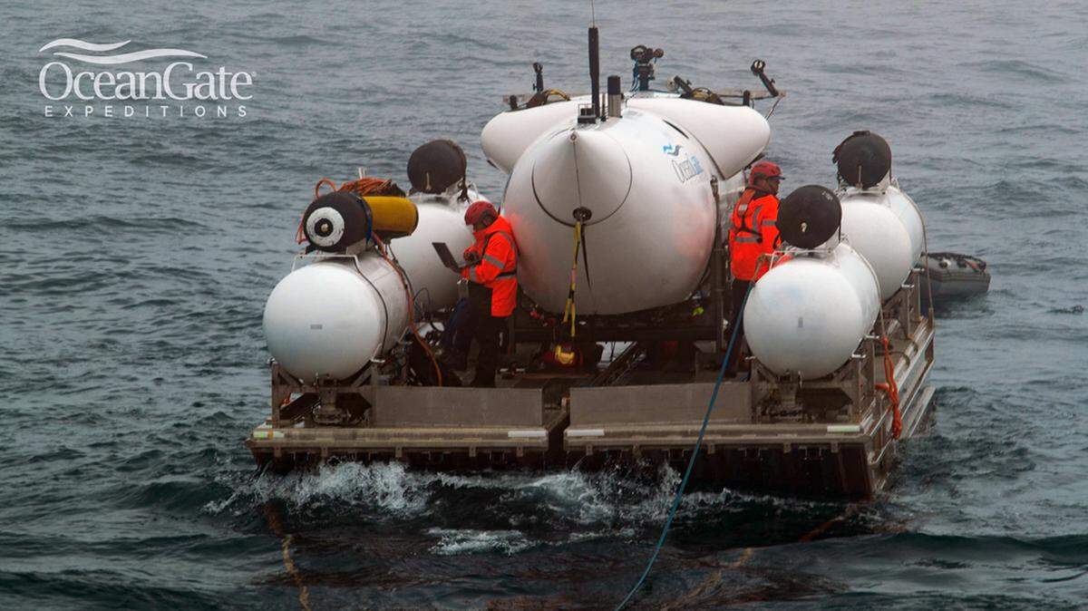 The Titan submersible in a June 1, 2023 Facebook photo