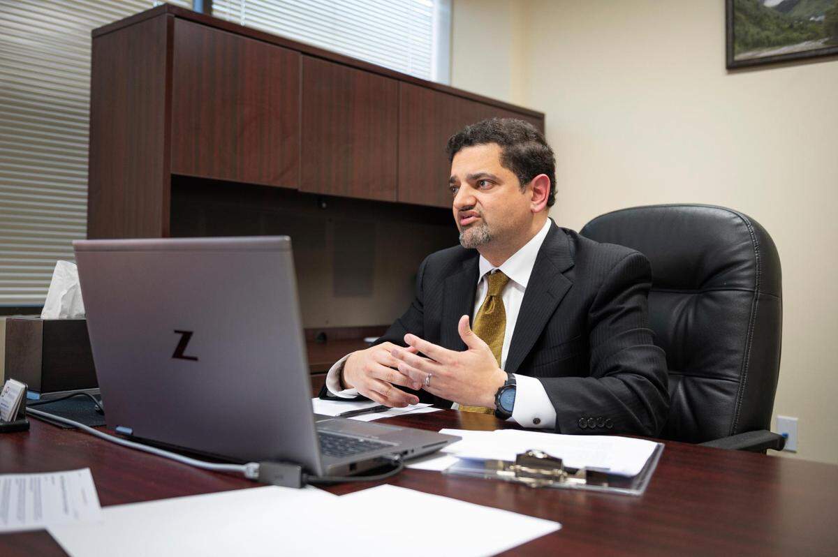 Kansas City psychiatrist Dr. Irfan Handoo uses Deep TMS, transcranial magnetic stimulation, to treat depression patients who can’t be helped by medication and other therapies.