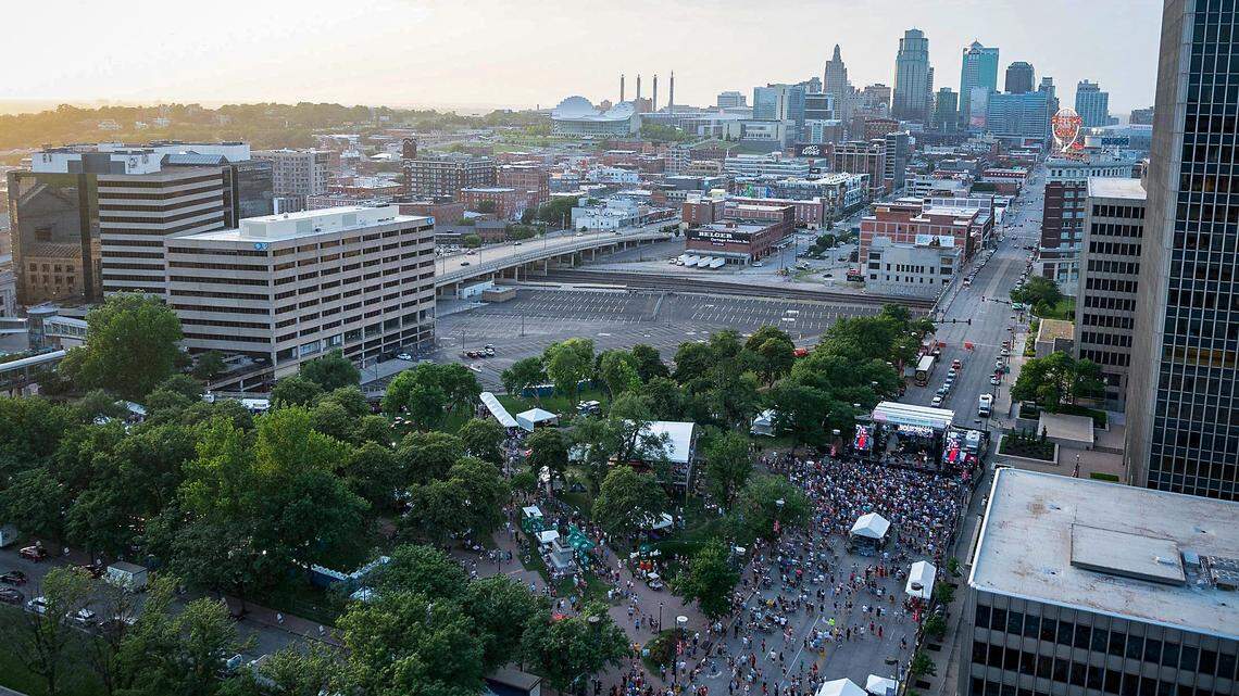 Washington Square Park, north of Crown Center between Union Station and Grand Boulevard, has emerged as another possible site for a downtown stadium for the Kansas City Royals.