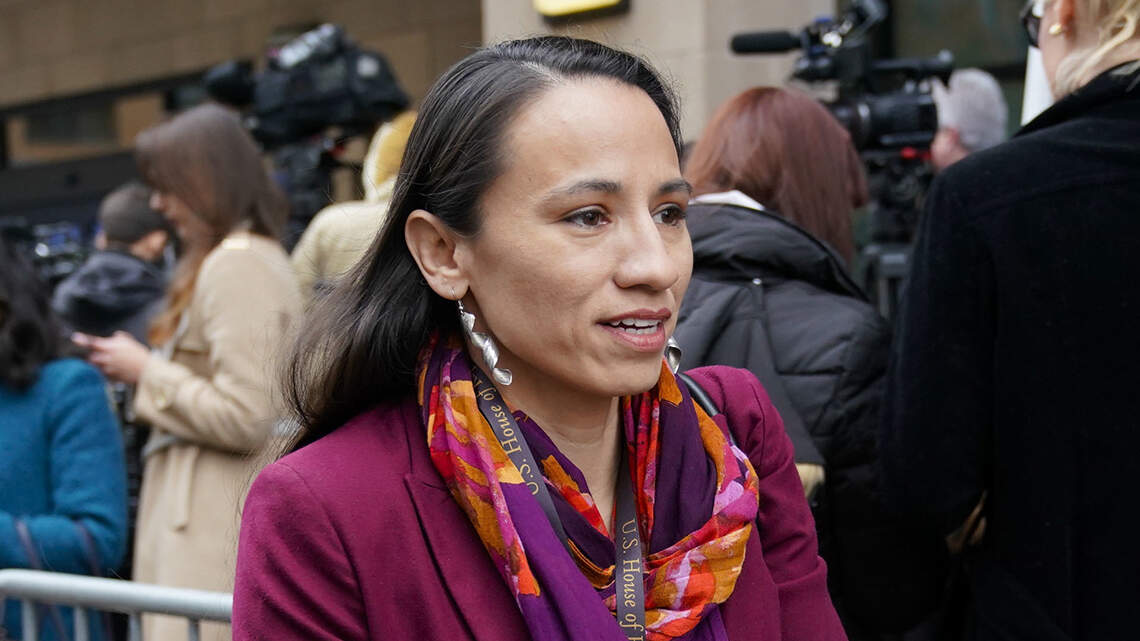 Sharice Davids blames ‘partisan bickering match’ for shortage in small business aid