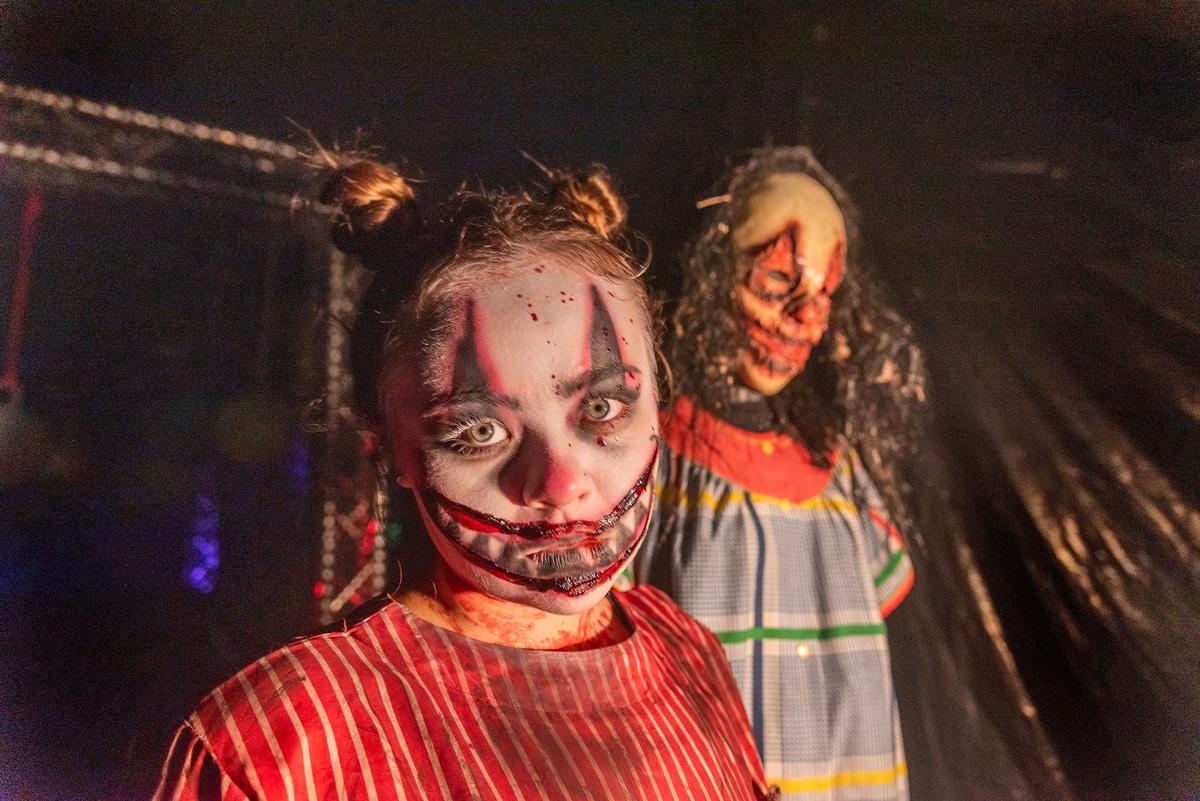 Zombie clowns haunt Bonner Springs at Exiled: Crooked Rose Woods.