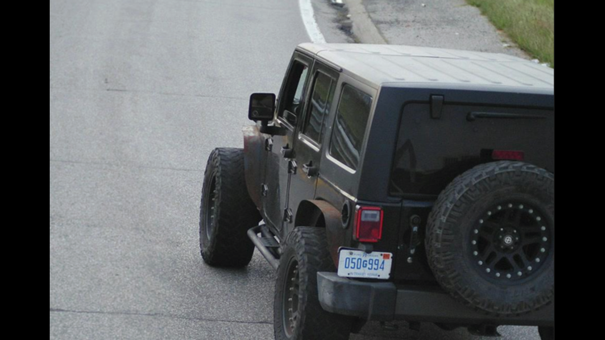 Police shared a photo of the vehicle Jafar Almaarej was last seen driving.