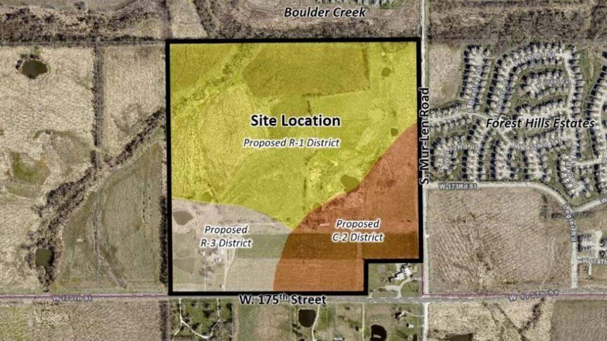 The site northwest of 175th Street and Mur-Len Road.