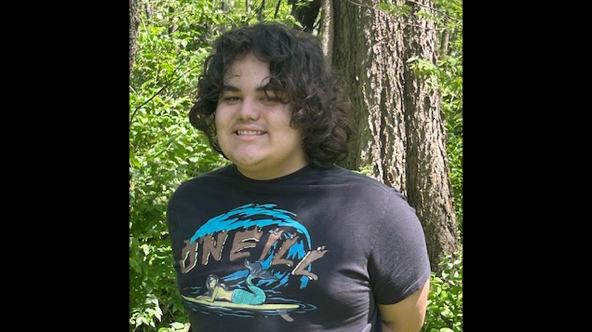 Derek, 13, dreams of becoming a scientist one day.