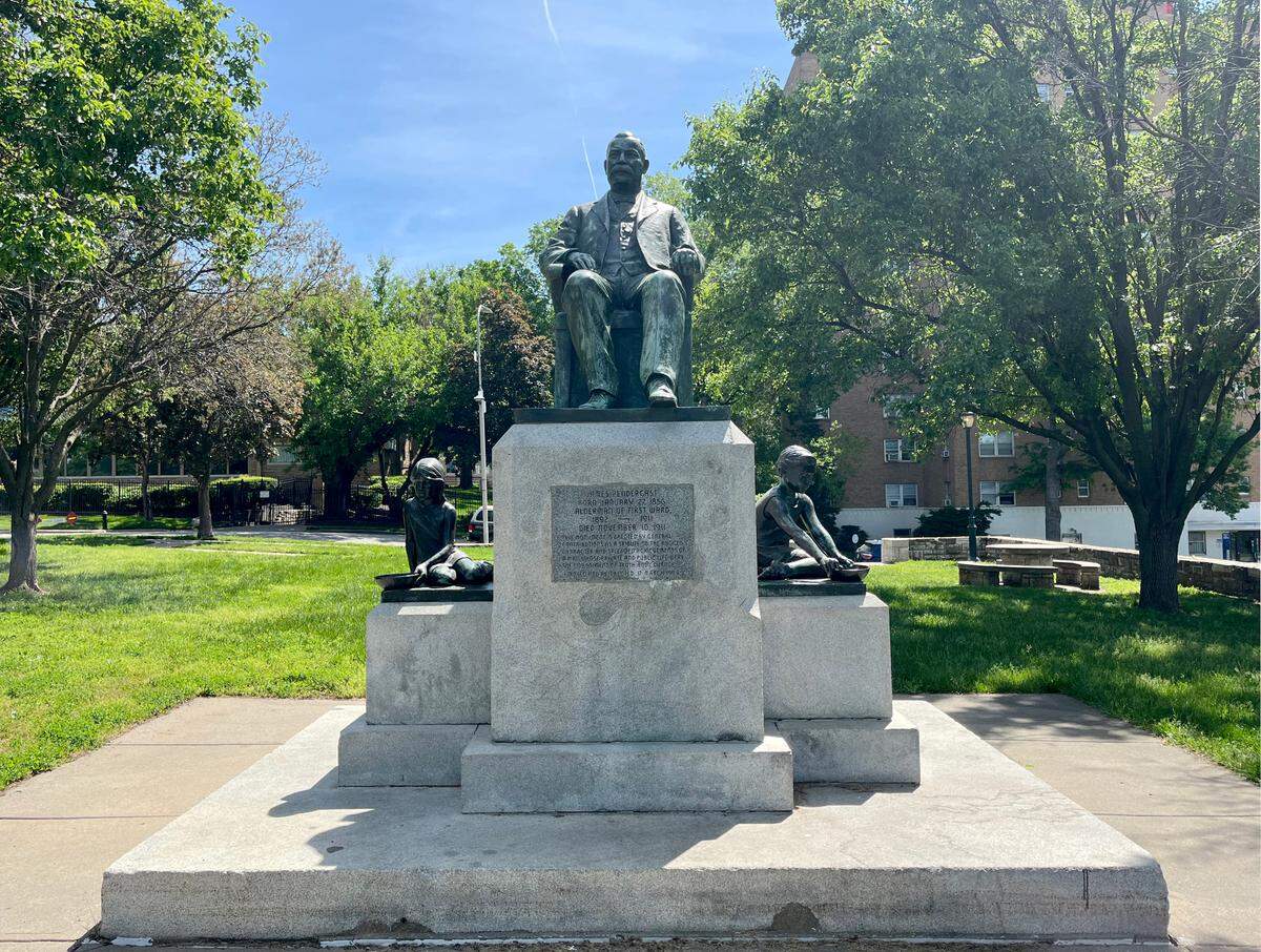 The James Pendergast Memorial in West Terrace Park