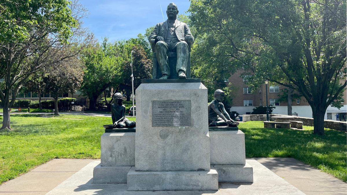 The James Pendergast Memorial in West Terrace Park