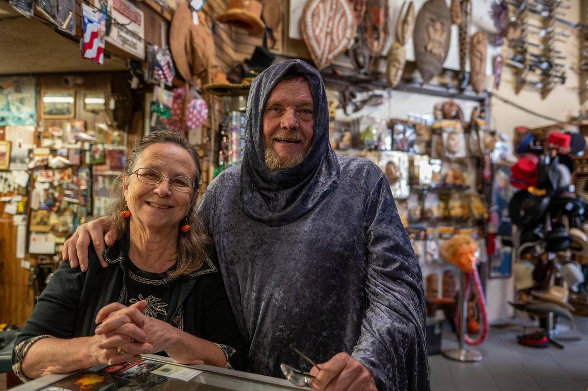 Wife and husband Linda and Jerry Vest own Have Guns Will Rent Costumes and Props.
