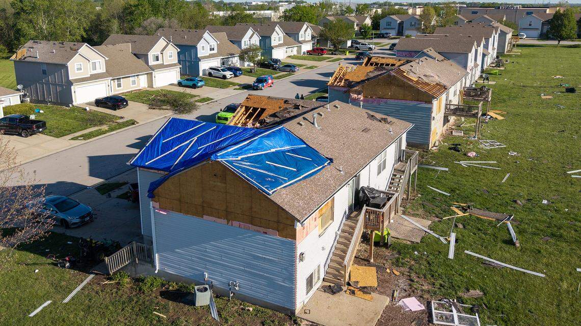 See map of Belton tornado’s path of destruction. It was rated EF-1, with 110 mph wind