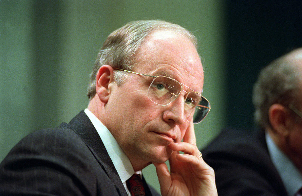 Dick Cheney, as Defense Secretary, on March 14, 1989.