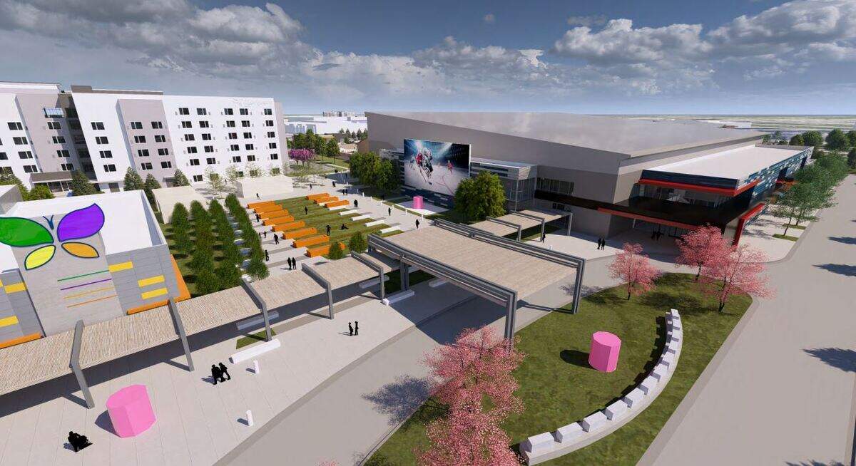 Loretto Properties, the company of Lamar Hunt Jr., owner of the Kansas City Mavericks hockey team, is building a massive development at 119th Street and Renner Boulevard in Olathe, including a hockey arena and theme park.