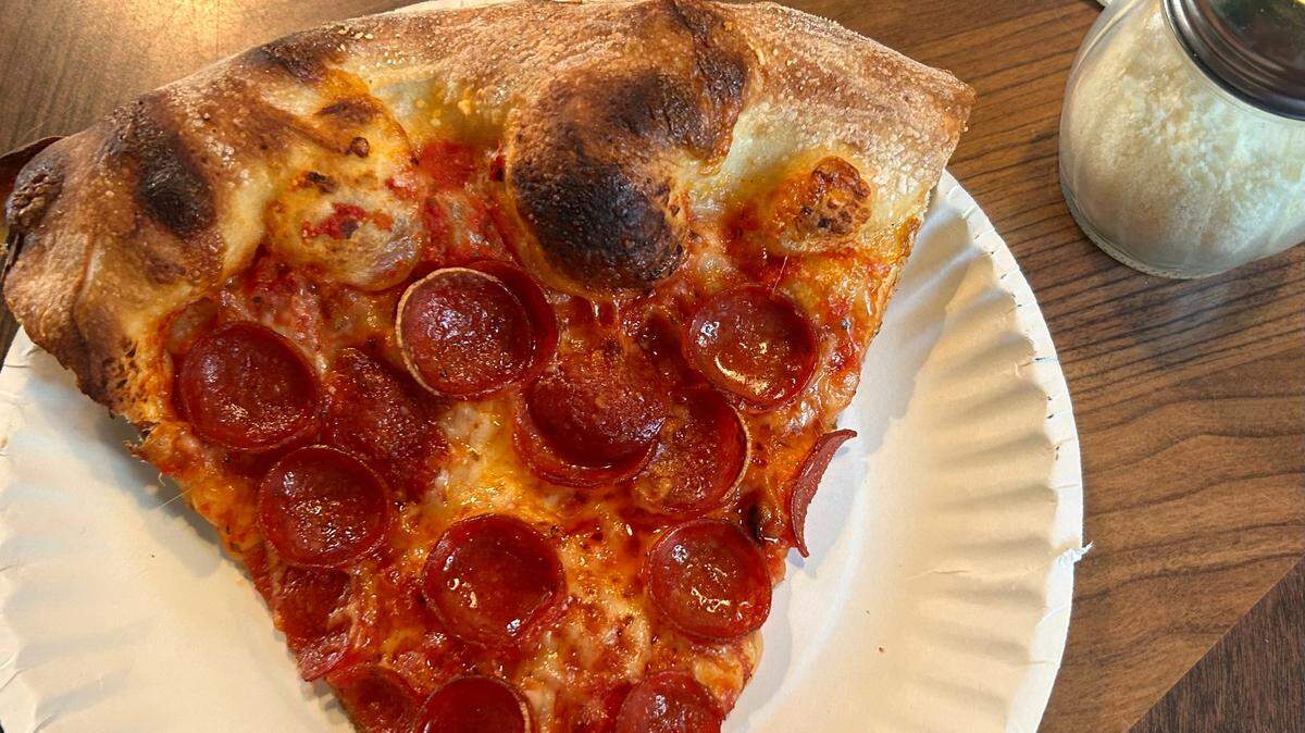 Northeast Pizza sells full pizzas, slices and salads.