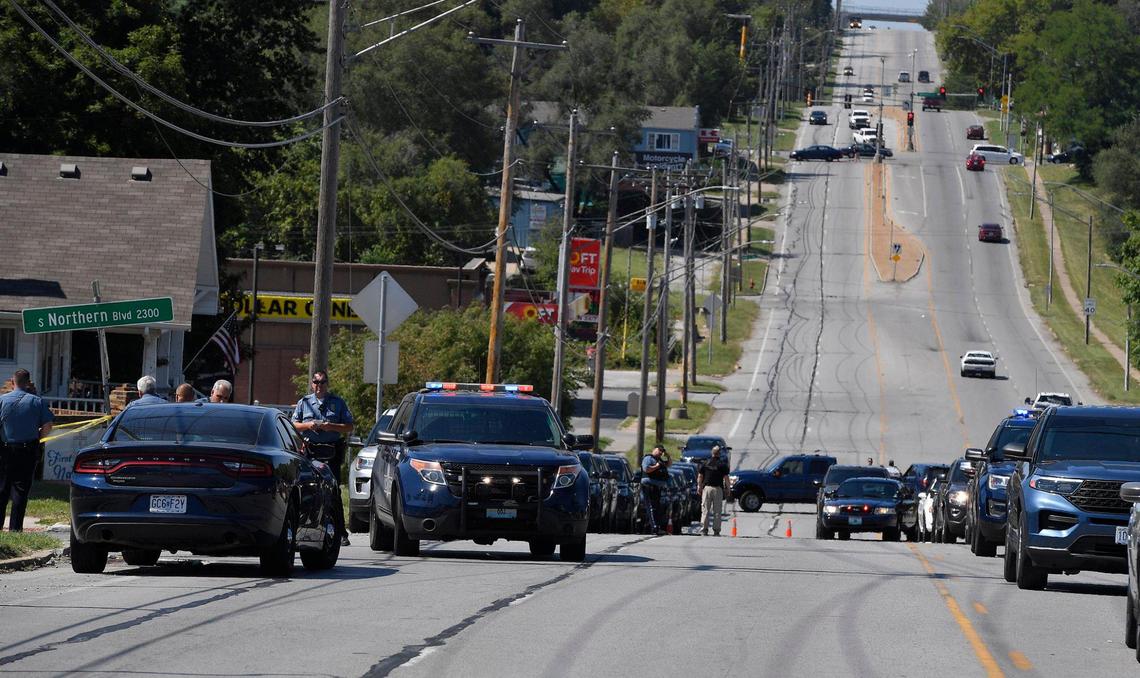 Police officers were on the scene of an officer involved shooting Wednesday afternoon near 78 Highway and South Northern Blvd. in Independence.
