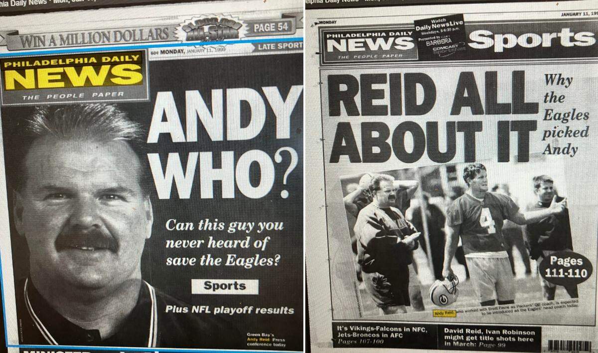 Long before he came to coach the Kansas City Chiefs, Andy Reid’s hire in Philadelphia was huge news for curious Eagles fans.