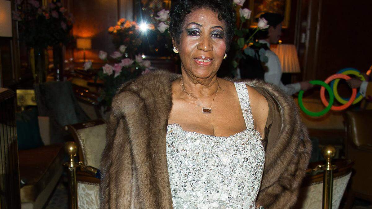 Aretha Franklin attends her annual birthday bash at The Ritz Carlton on Sunday, March 22, 2015, in New York. Animal rights group PETA asked Aretha Franklin’s estate to donate her fur coats to its donation program before her funeral. Her coats could go to refugees, homeless shelters or be used as wildlife bedding.